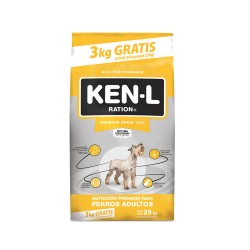 GEPSA Ken-L Perros Adultos 22 +3 kg de Regalo