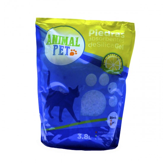 Animal Pet Silica Gel x 3,8 Lts - Limon