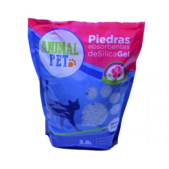 Animal Pet Silica Gel x 3,8 Lts - Floral