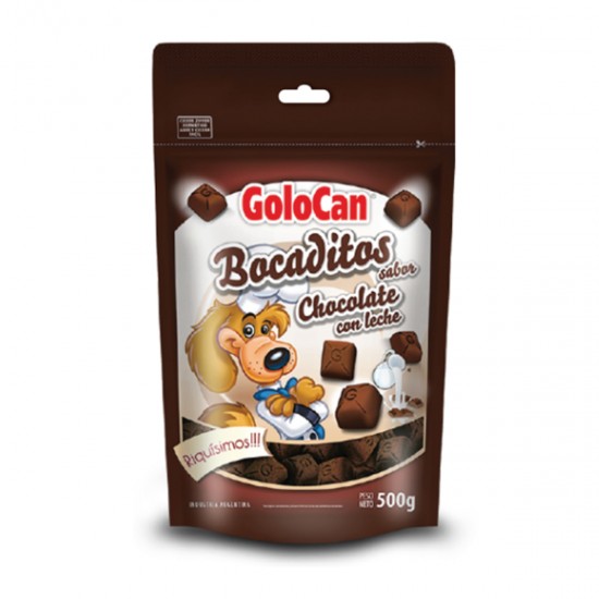 Bocaditos sabor chocolate con leche de Golocan 500g