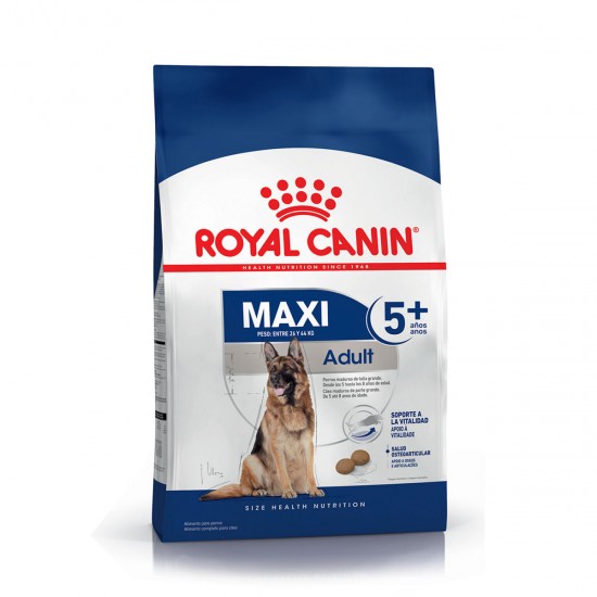 Royal Canin Alimento Seco para Perro Maxi Adulto 5+  15 kg