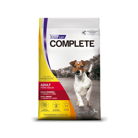 Vital Can Complete Adulto Razas Pequeñas Pollo x 1,5 Kg.