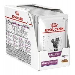 Royal Canin Alimento Húmedo para Gato Renal Feline  Pouch 85gr x 12u