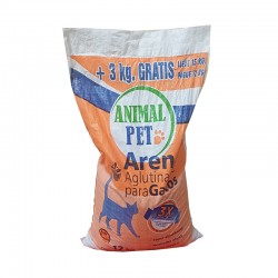 Animal Pet Piedras Aglomerantes x 12+3 Kg