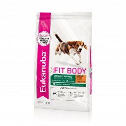 Eukanuba Alimento para Perro Fit Body weight control medium Breed